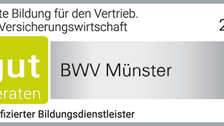 Hervorragendes Audit-Ergebnis für das BWV Münster durch die Initiative gut beraten Hervorragendes Audit-Ergebnis für das BWV Münster durch die Initiative gut beraten